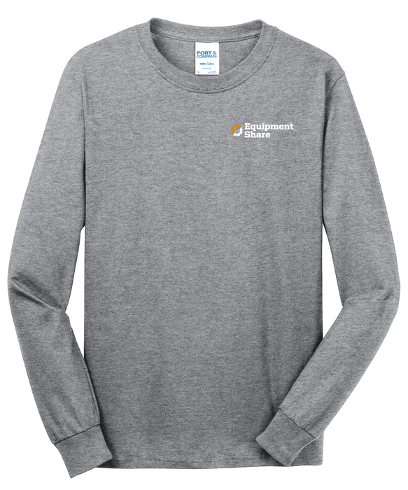 Port & Company Long Sleeve 100% Cotton T-Shirt