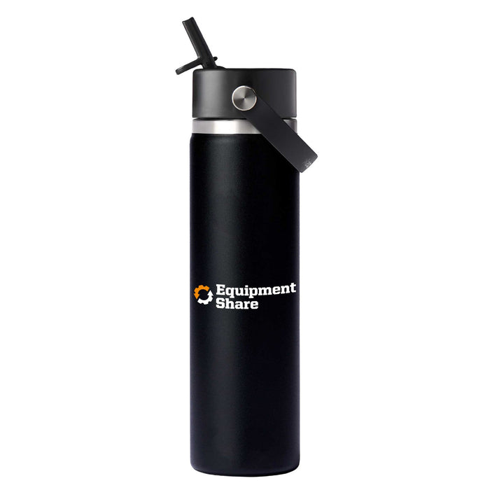 ES Hydro Flask® Wide Mouth w/ Flex Straw Cap 24oz - MADE TO ORDER