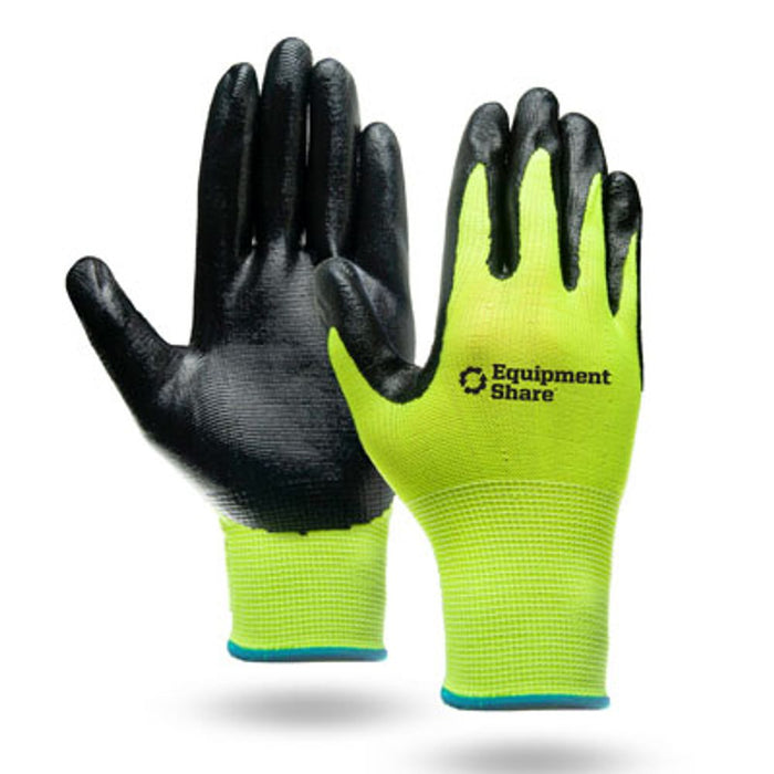 Hi-Viz Palm Dipped Gloves
