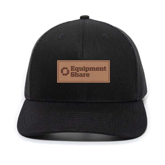 Trucker Cap w-Leather Patch