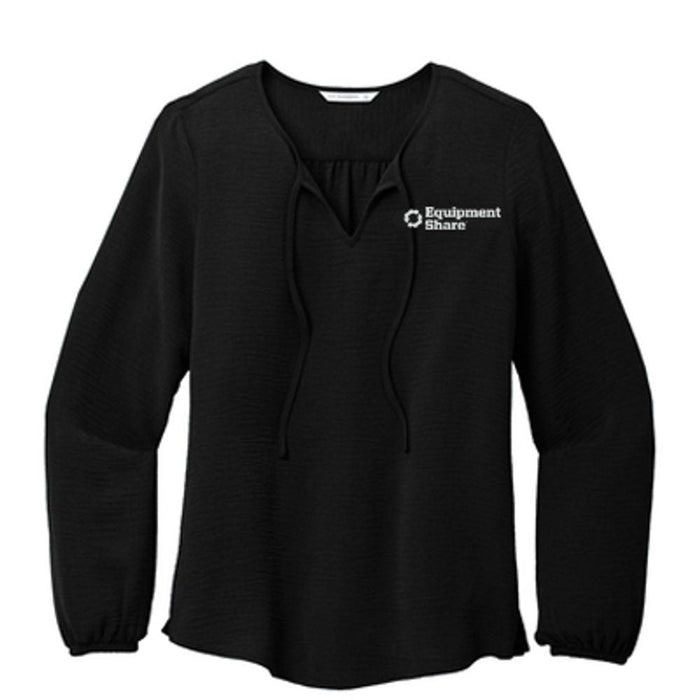 Port Authority® Ladies Textured Crepe Blouse - Made to Order