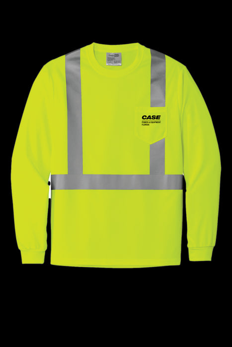 CPE CornerStone ANSI 107 Class 2 Mesh Long Sleeve Tee Yellow