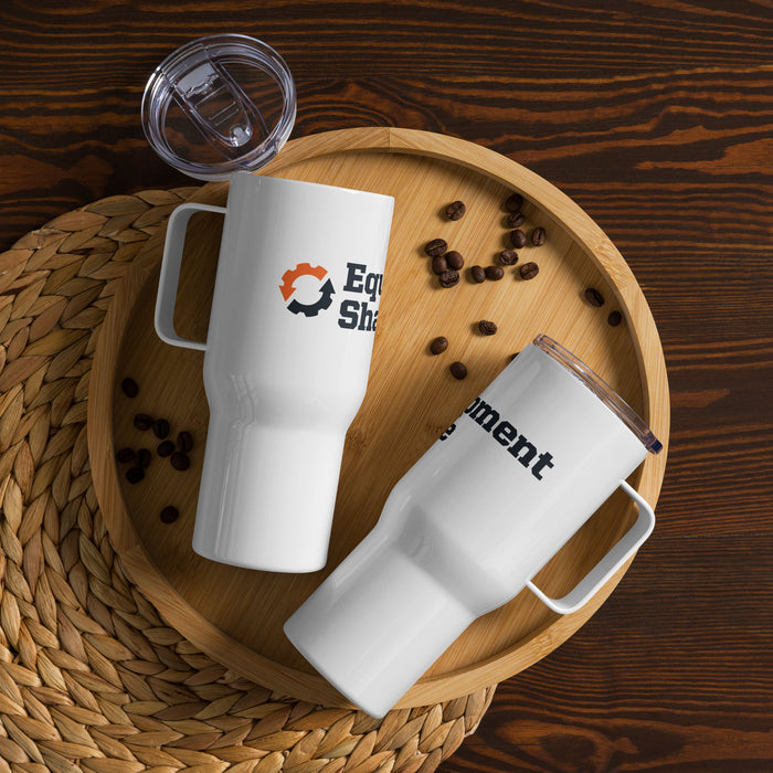 EquipmentShare Travel mug with a handle