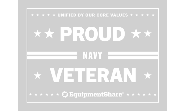 Navy Veteran Transfer Sticker 7x5