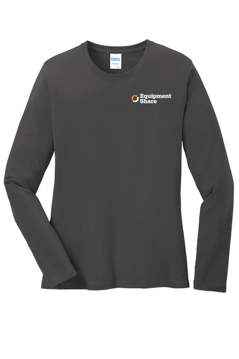 Port Authority Ladies Long Sleeve Cotton T-Shirt