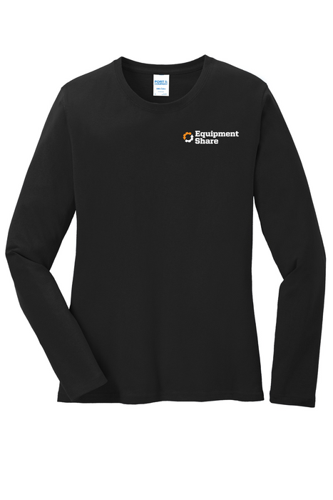 Port Authority Ladies Long Sleeve Cotton T-Shirt