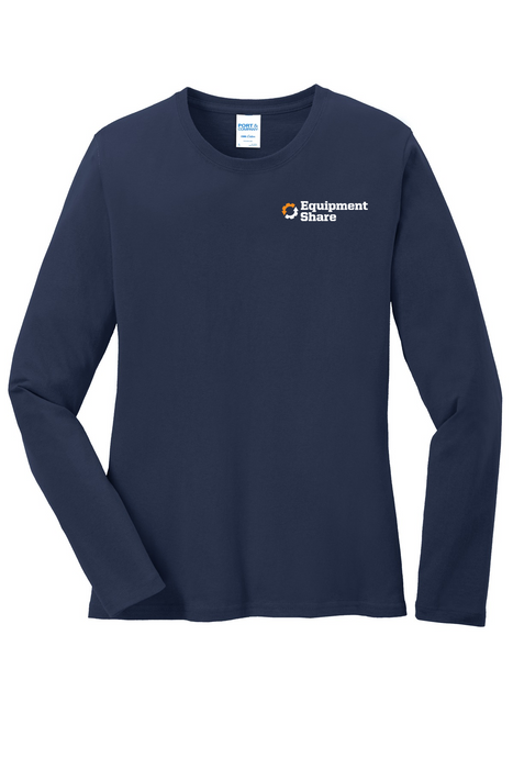 Port Authority Ladies Long Sleeve Cotton T-Shirt