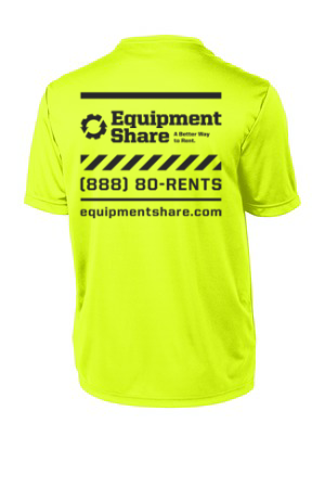Sport-Tek Competitor Tee with Equipment Share Gear logo