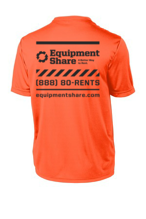 Sport-Tek Competitor Tee with Equipment Share Gear logo