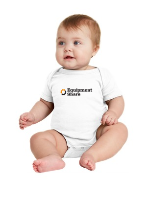 Rabbit Skins Infant Short Sleeve Baby Rib Bodysuit