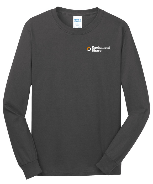 Port & Company Long Sleeve 100% Cotton T-Shirt