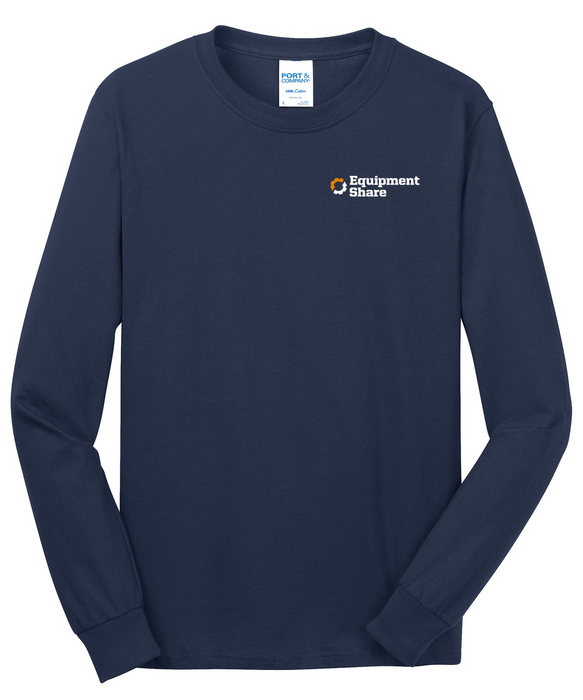 Port & Company Long Sleeve 100% Cotton T-Shirt