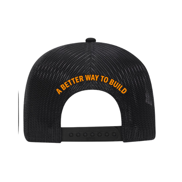 6 Panel Mid Profile Mesh Back Trucker Hat- MADE TO ORDER