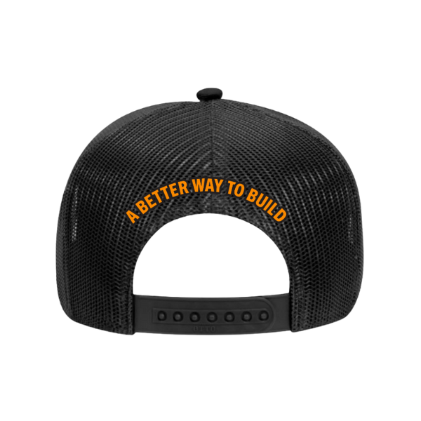 5 Panel Mid Profile Mesh Back Trucker Hat- MADE TO ORDER