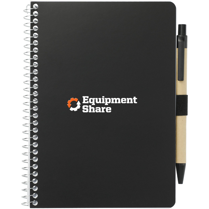 5” x 7” FSC® Mix Spiral Notebook with Pen - MADE  TO ORDER