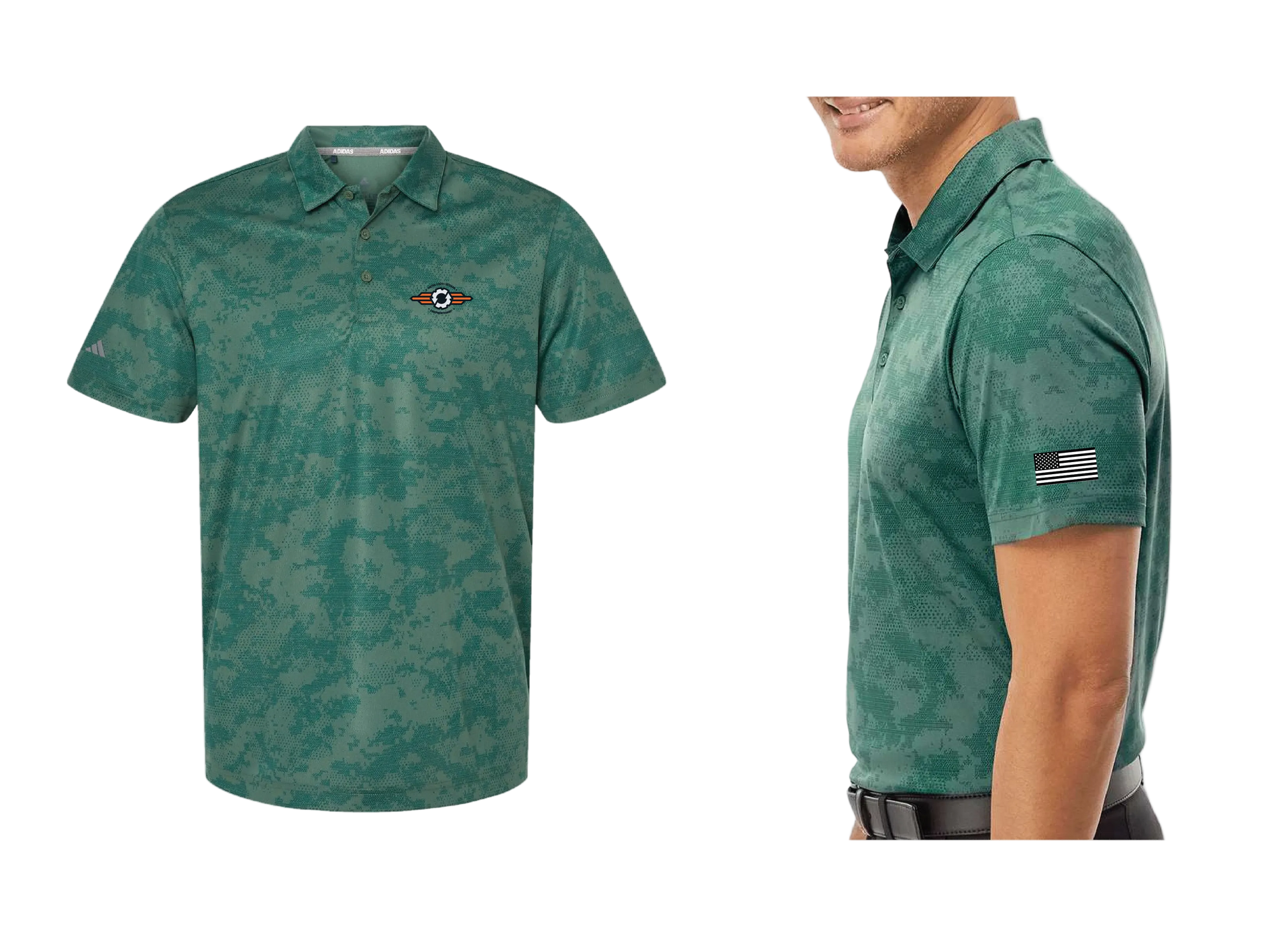 Adidas Camo Polo