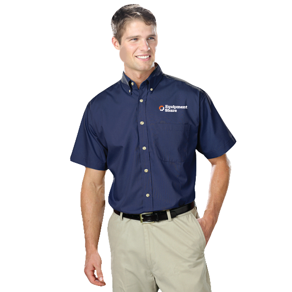 EquipmentShare Men's S/S SuperBlend Poplin Shirt