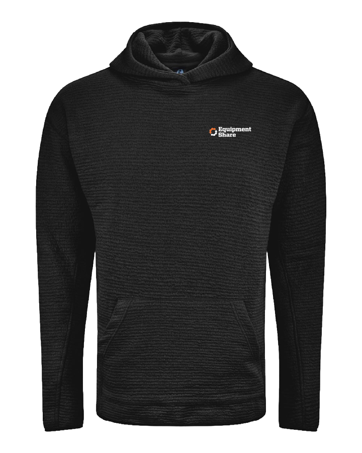 J. America Unisex Pebble Fleece Hooded Pullover