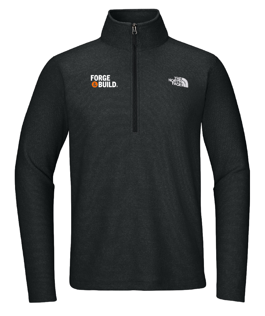 The North Face Textured Pine Grove 1/2-Zip - TNF Black Heather