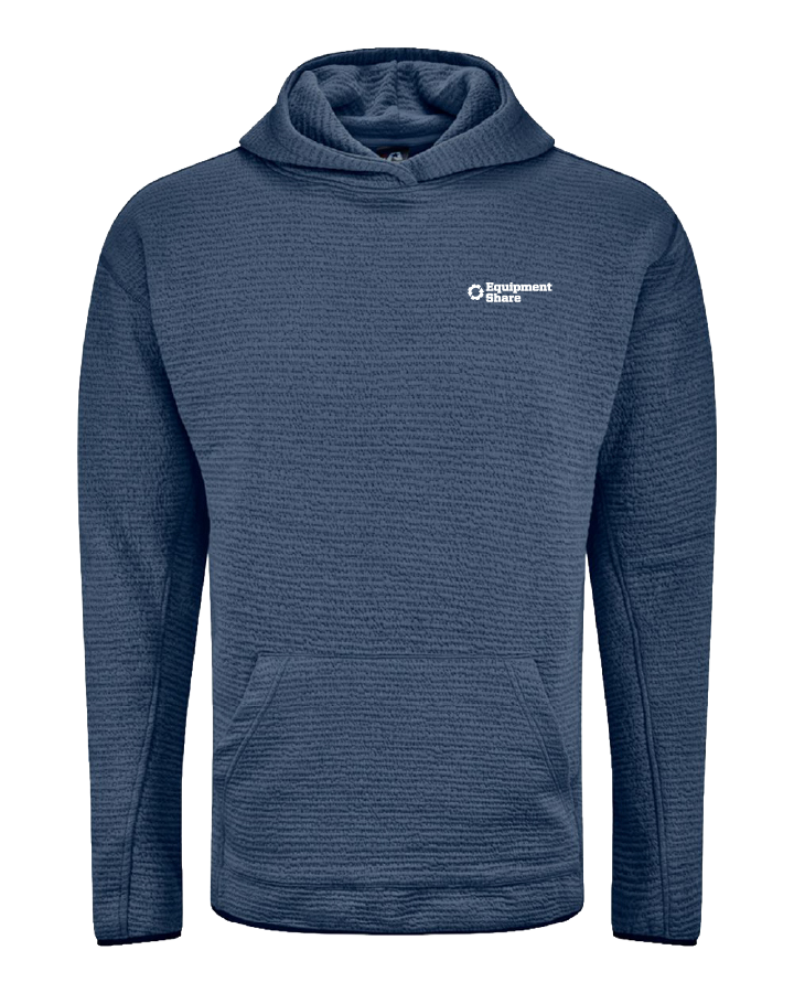 J. America Unisex Pebble Fleece Hooded Pullover