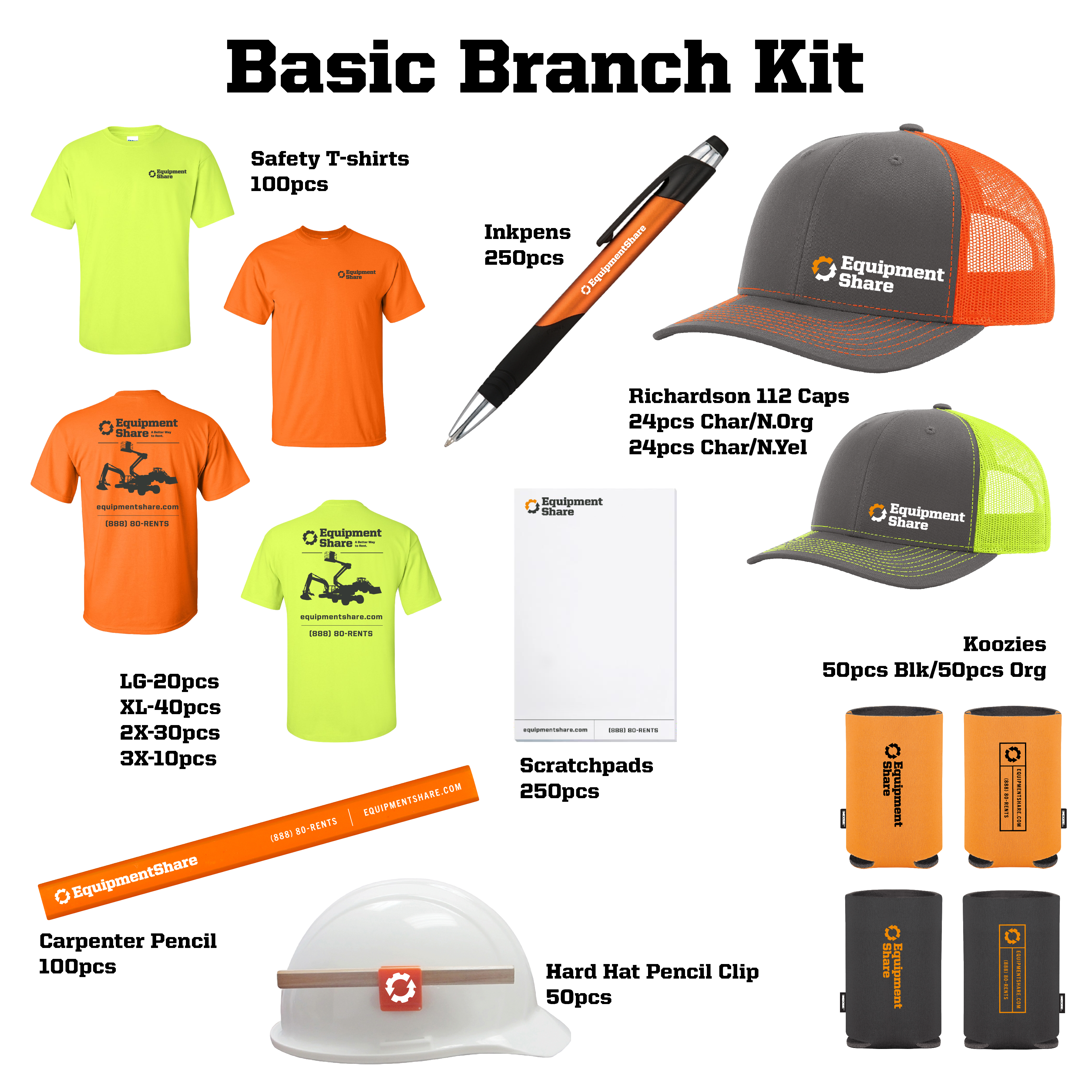 EquipmentShare New Market Swag Kit - Made to Order