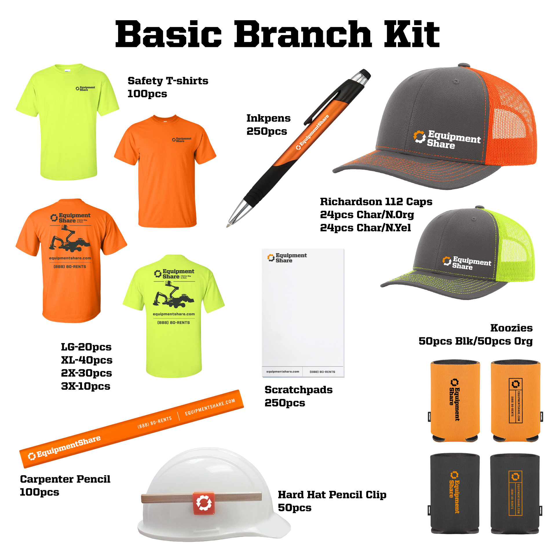 EquipmentShare New Market Swag Kit - Made to Order