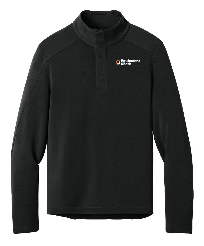 MiiR Kumo 1/4-Snap Pullover - Pitch Black