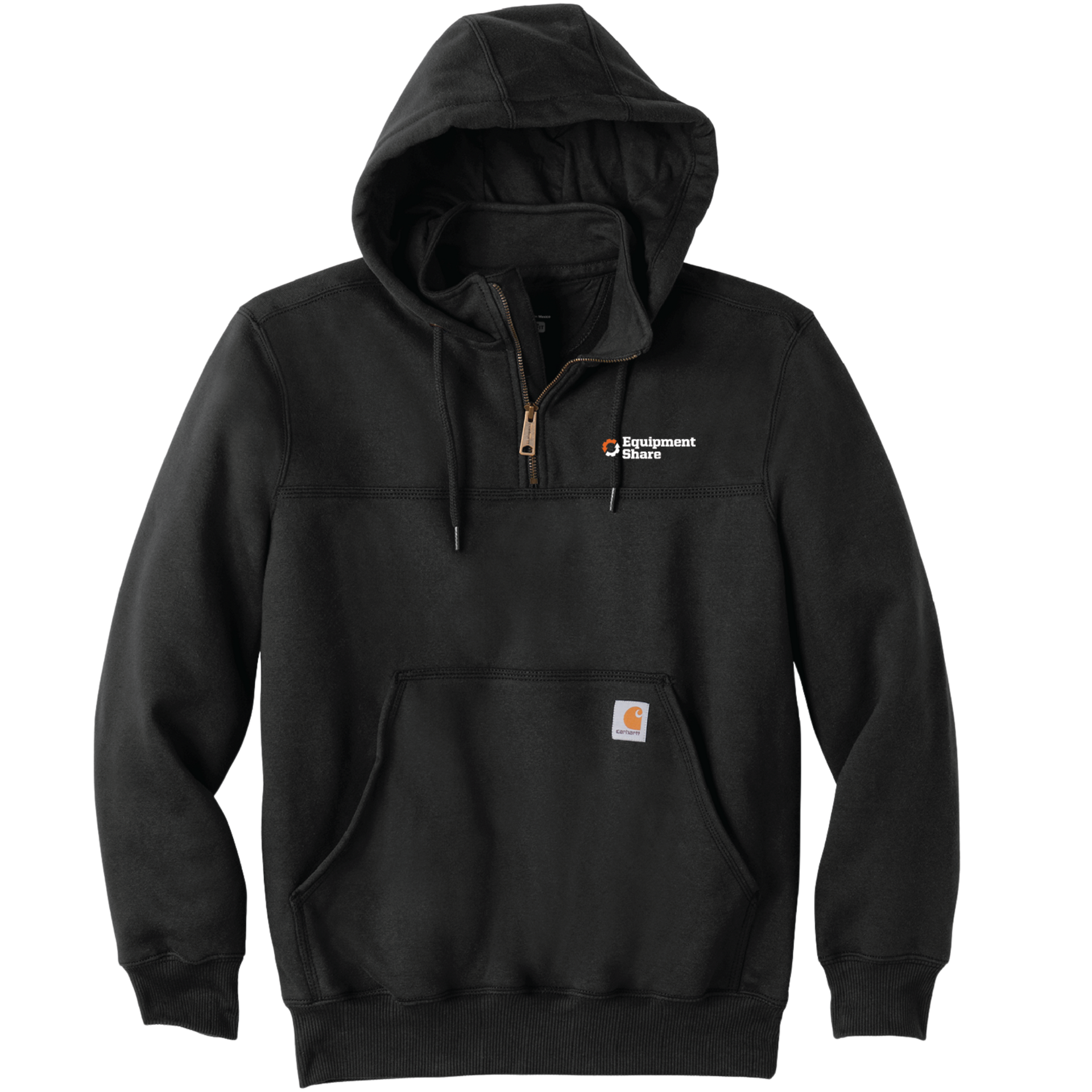 EquipmentShare Carhartt Rain Defender® Paxton Heavyweight Hooded Zip Mock Sweatshirt