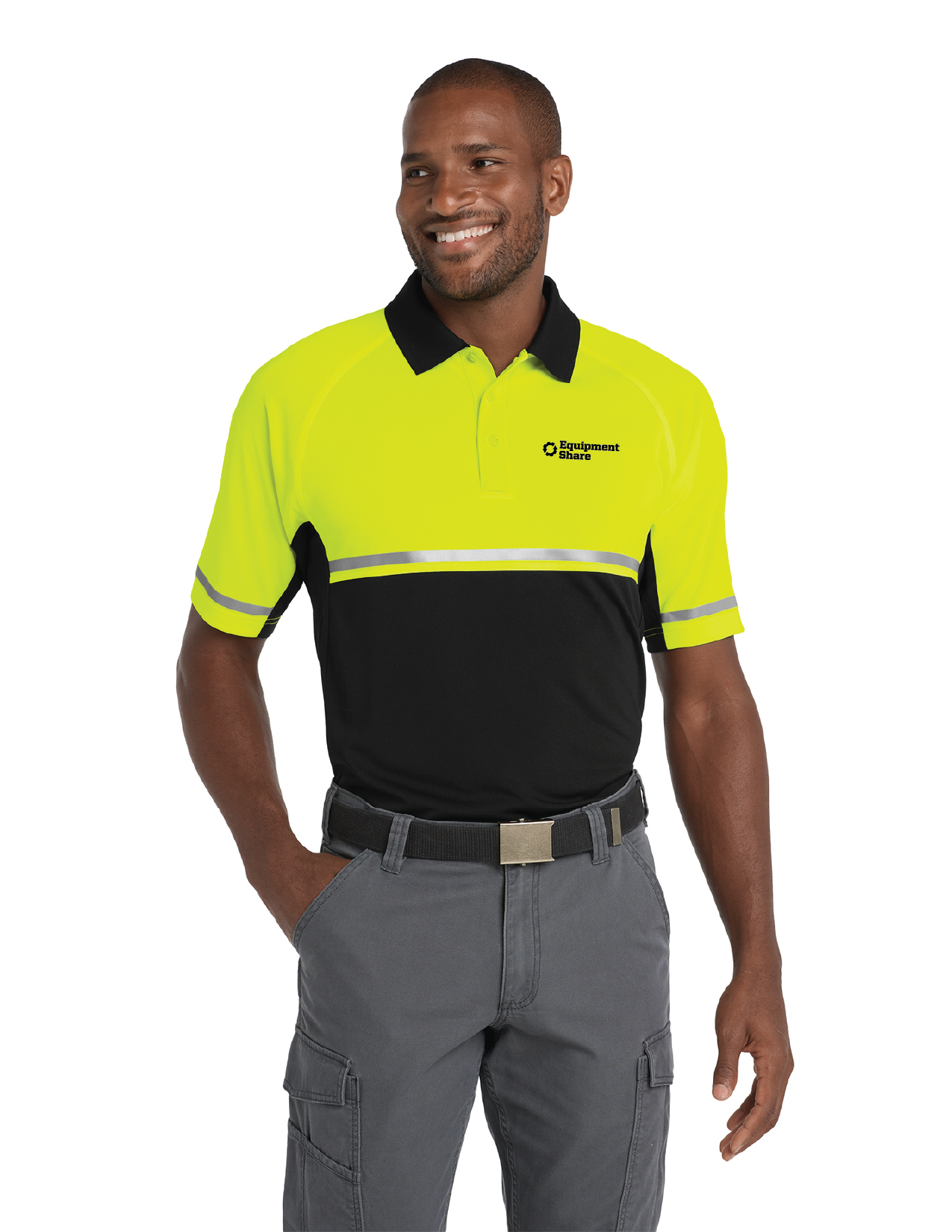 EquipmentShare Light Weight Snag-Proof Enhanced-Vis Polo