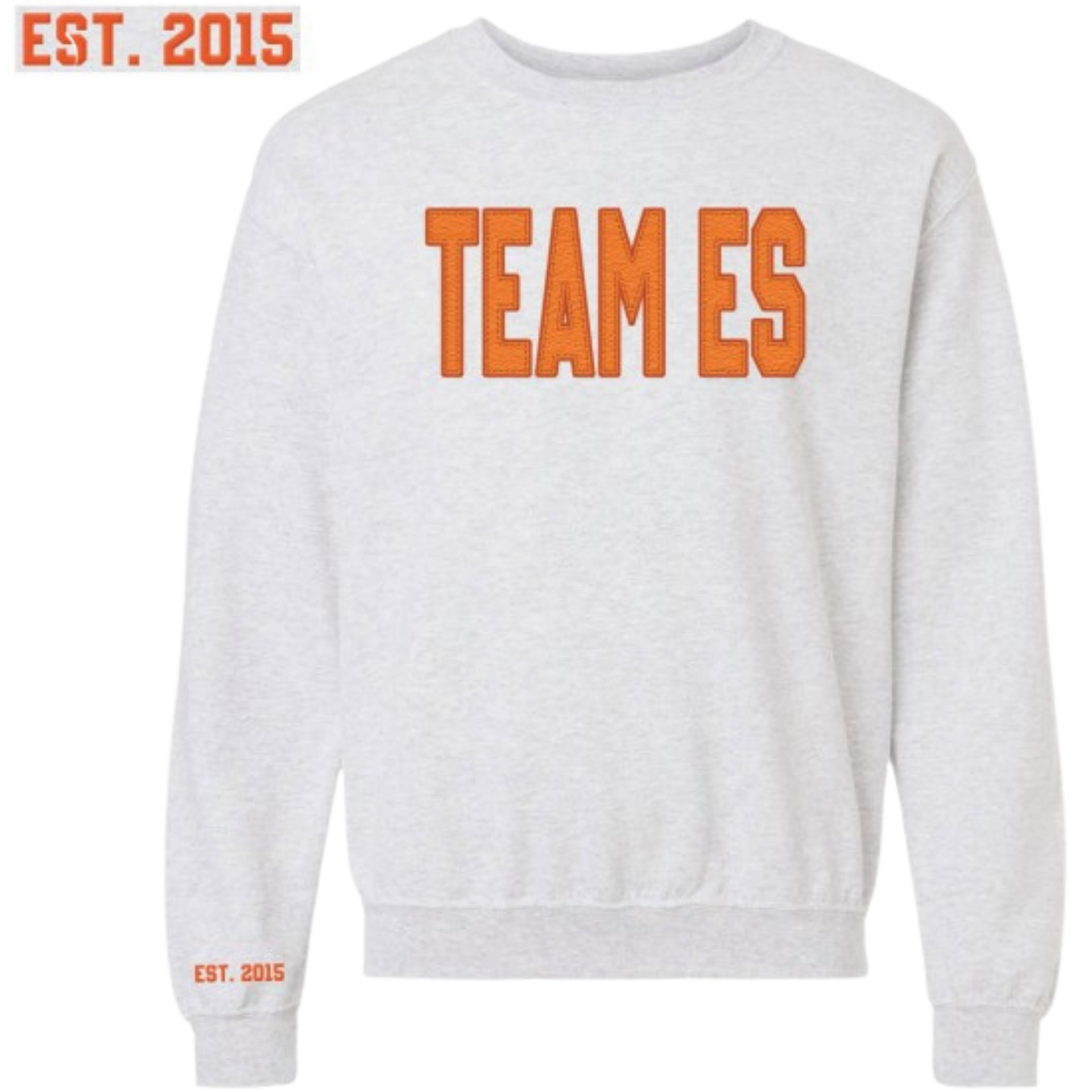 TEAM ES Felt Applique Crewneck!