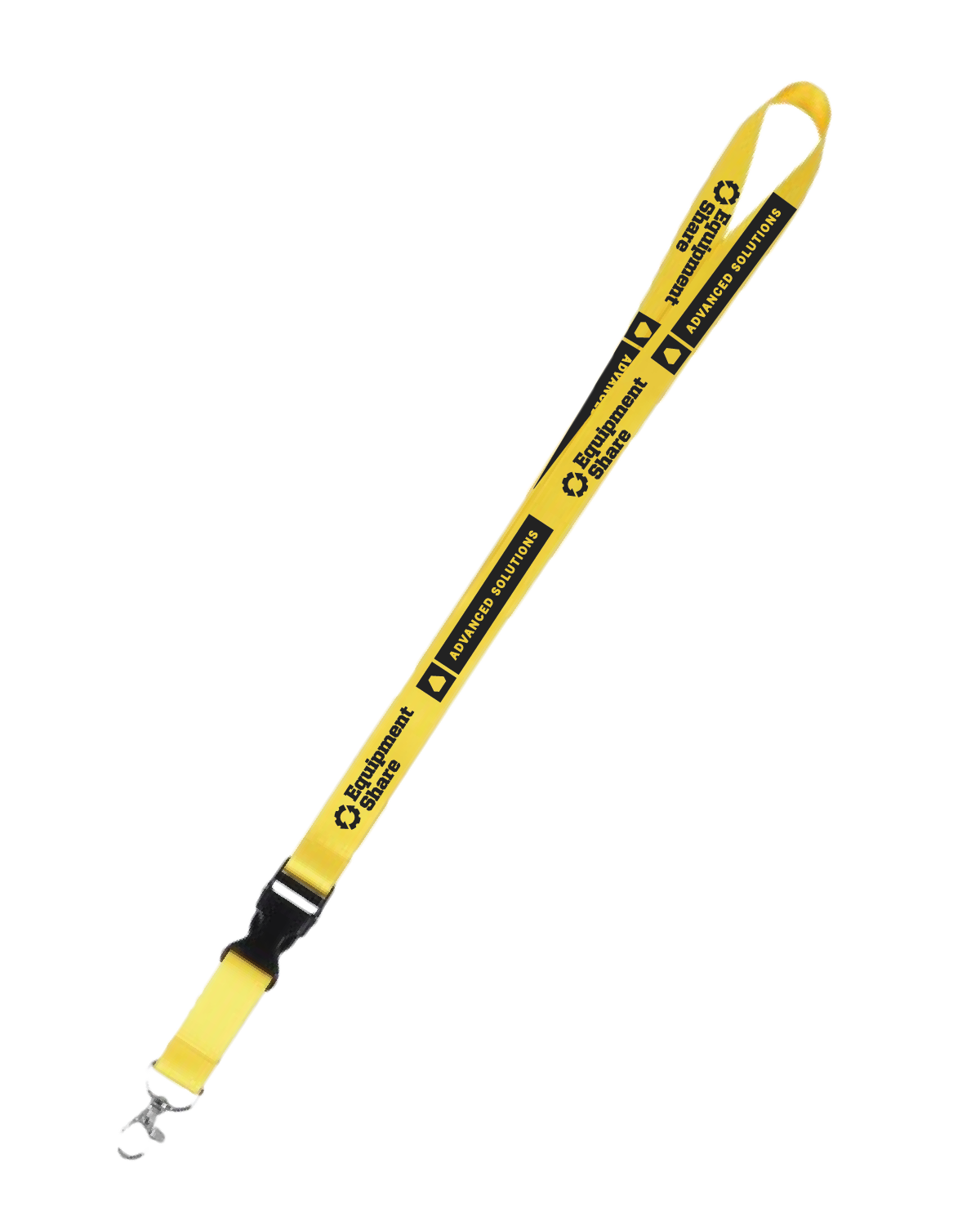 EquipmentShare x Advanced Solutions Lanyard W/ Lobster Hook And Plastic Buckle