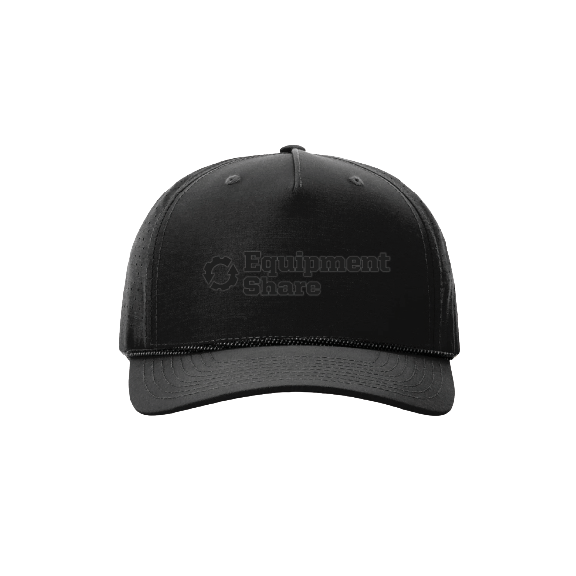 EquipmentShare Tone on Tone Rope Hat Puff Logo