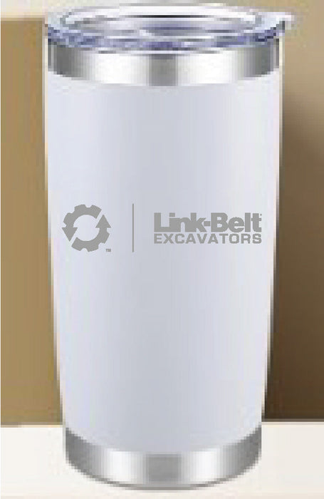 ES + Link-Belt - 20 oz. Stainless Steel Tumbler