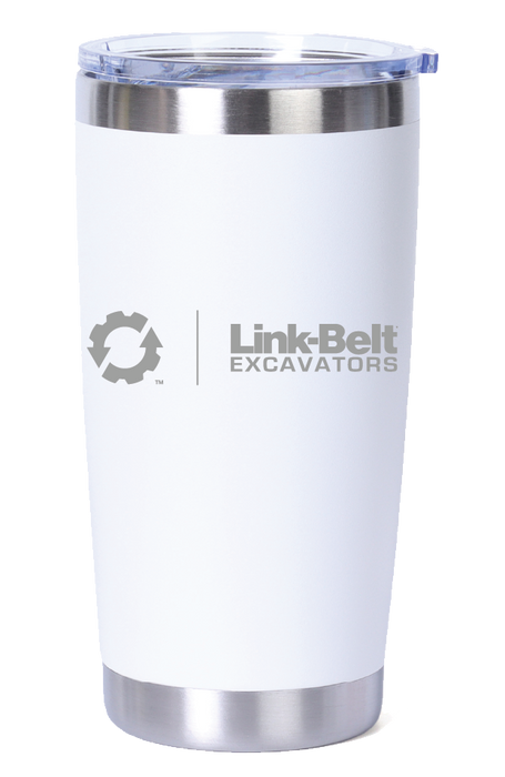 ES + Link-Belt - 20 oz. Stainless Steel Tumbler