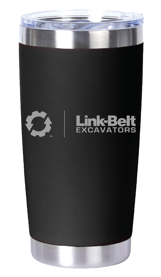 ES + Link-Belt - 20 oz. Stainless Steel Tumbler