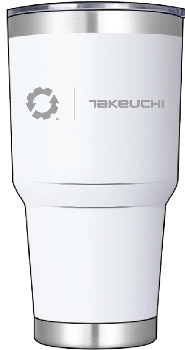 ES + Takeuchi - 30 oz. Stainless Steel Tumbler
