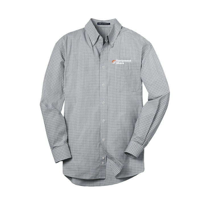 Port Authority Plaid Pattern Easy Care Shirt