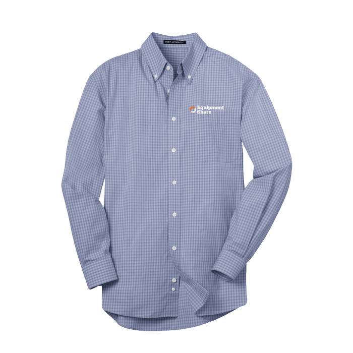Port Authority Plaid Pattern Easy Care Shirt