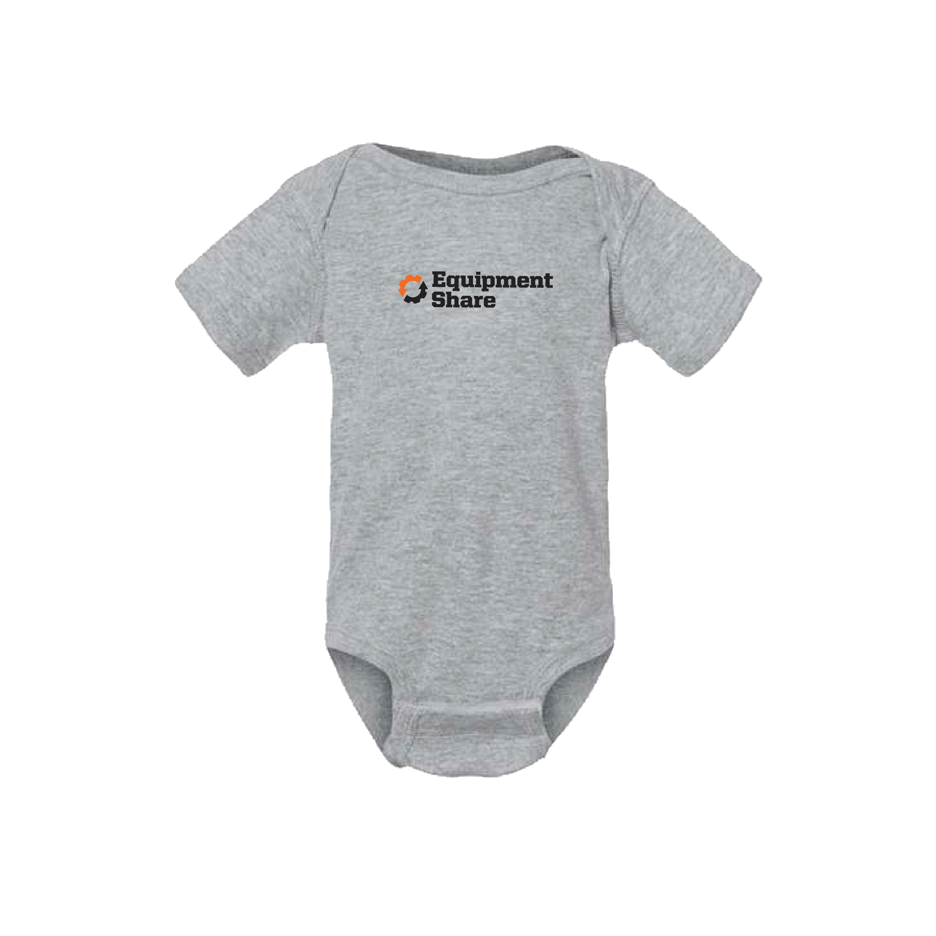 EquipmentShare Rabbit Skins Infant Short Sleeve Baby Rib Bodysuit