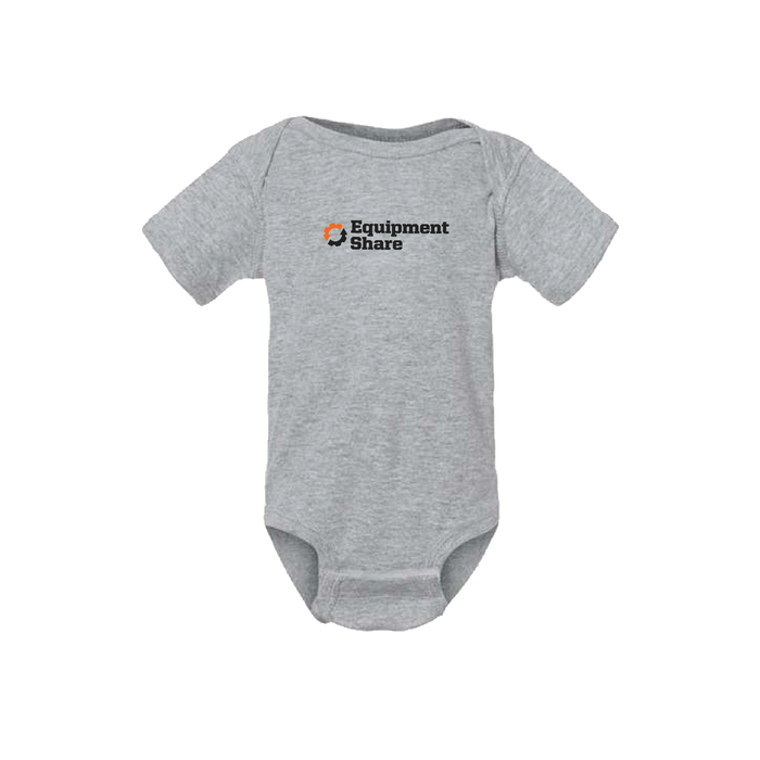 Rabbit Skins Infant Short Sleeve Baby Rib Bodysuit