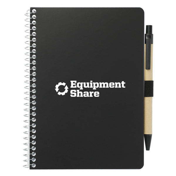 5” x 7” FSC® Mix Spiral Notebook with Pen - MADE  TO ORDER