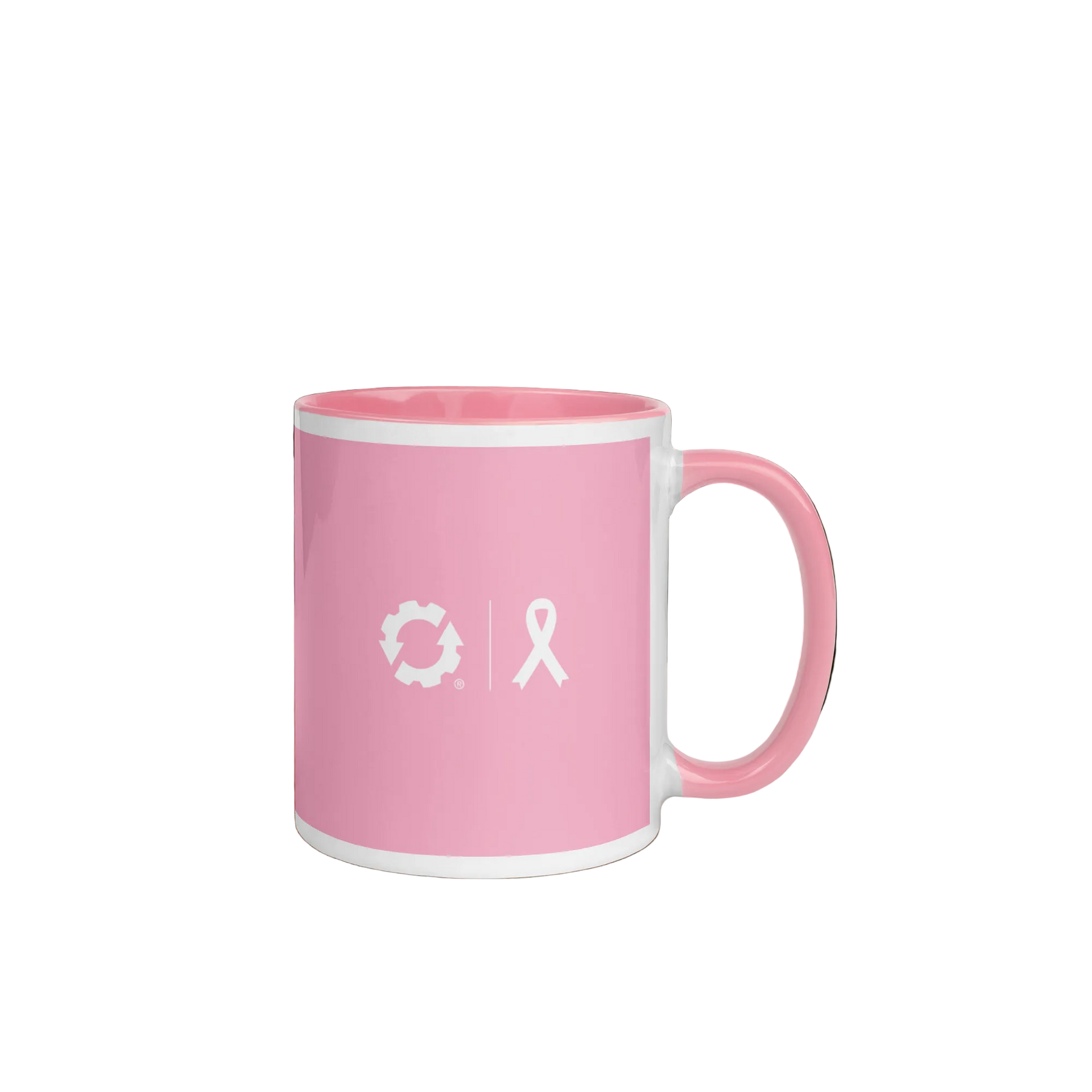 ES Breast Cancer Mug with Color Inside