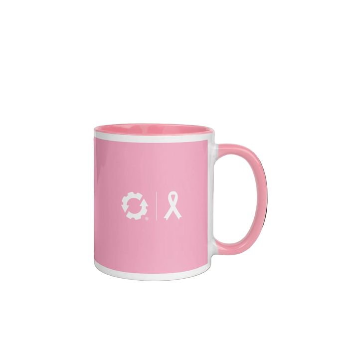 ES Breast Cancer Mug with Color Inside