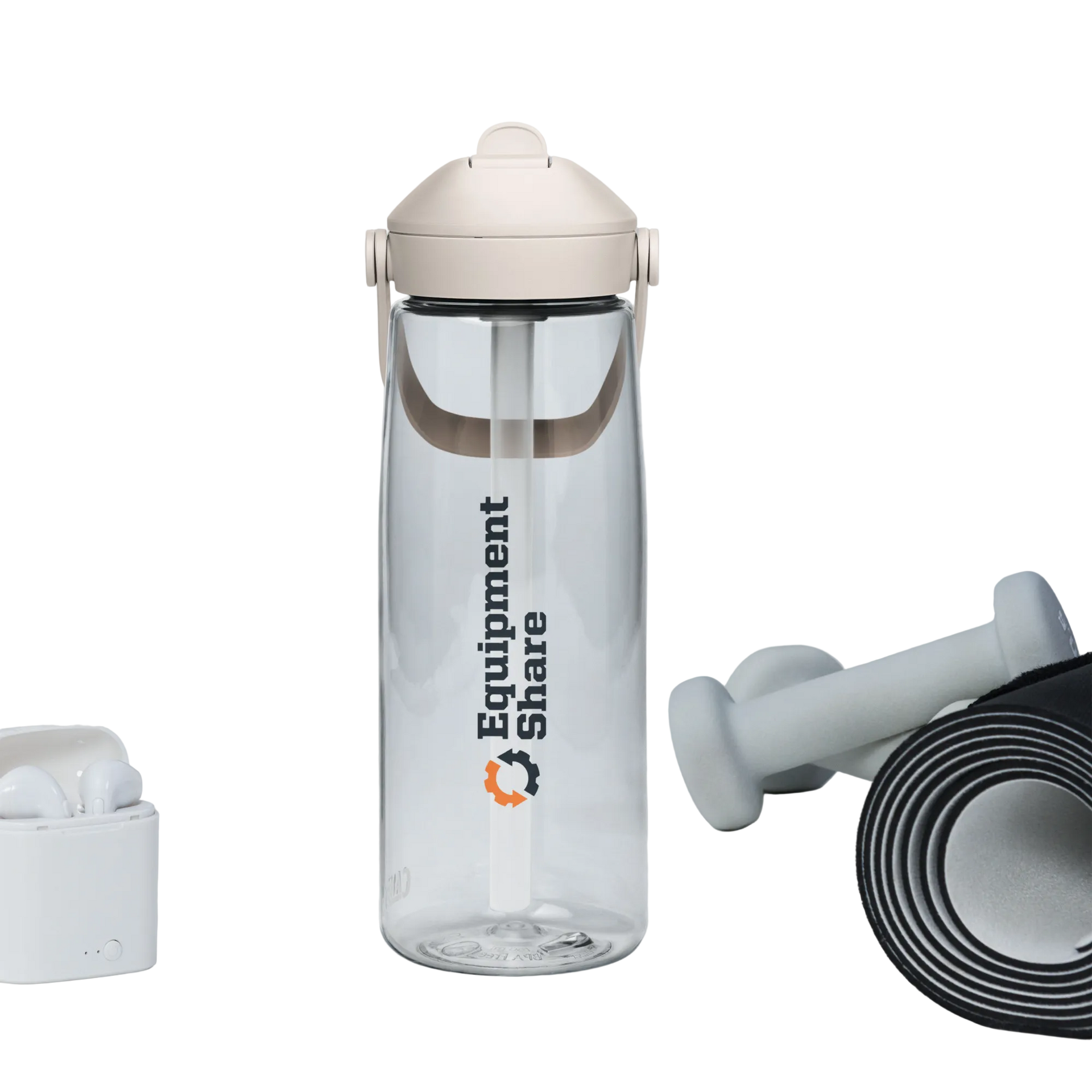 EquipmentShare Flip straw Camelbak water bottle