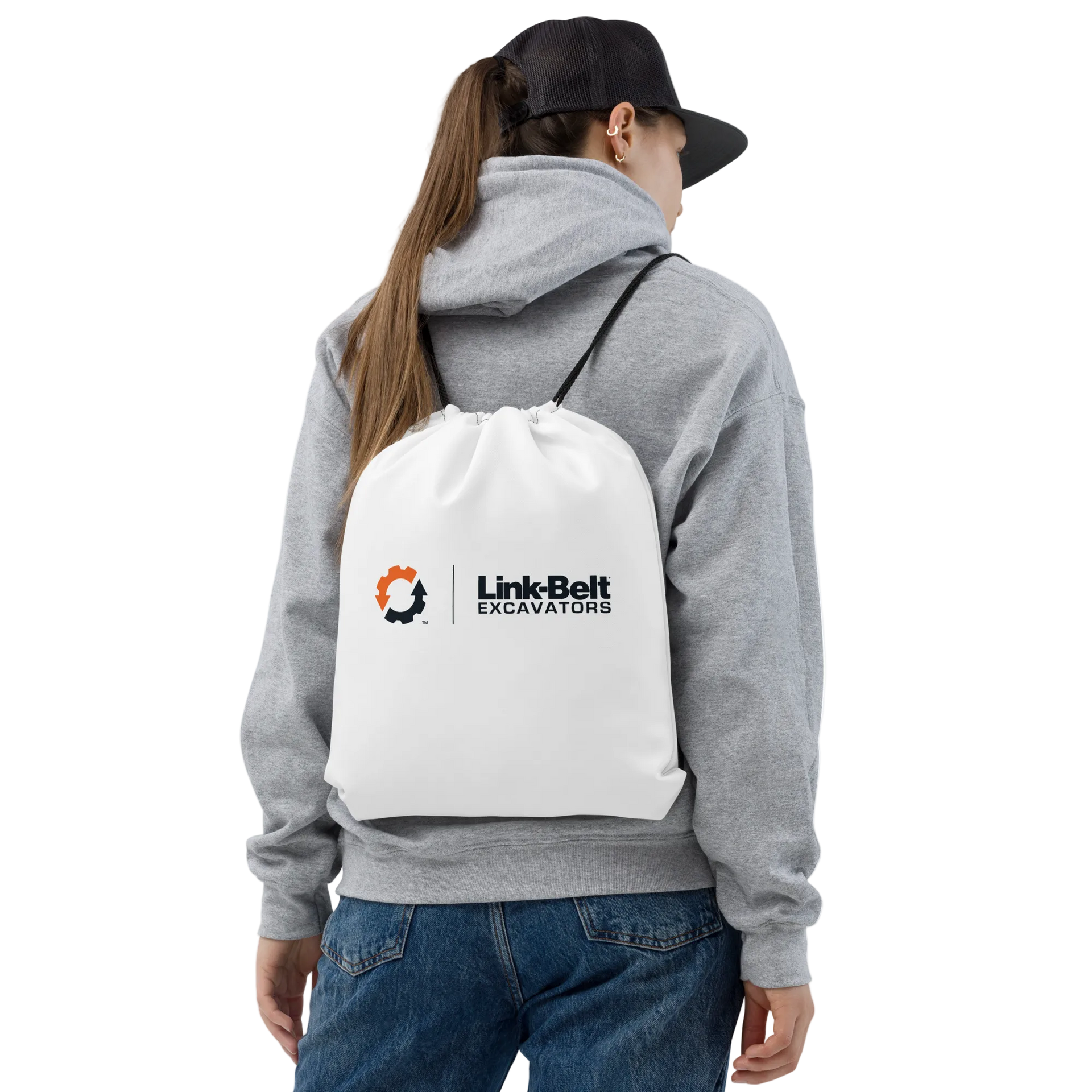 ES + Link-Belt - Drawstring bag