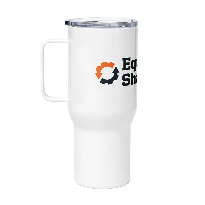 EquipmentShare Travel mug with a handle