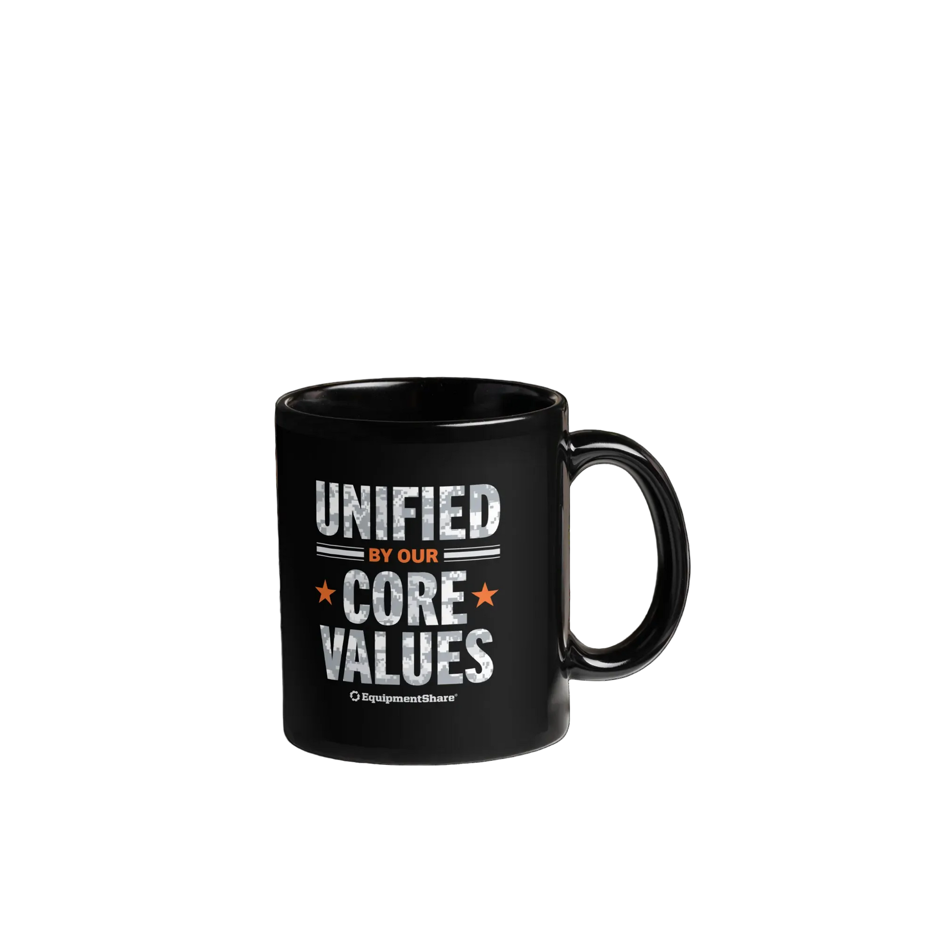 ES Veteran Supporter Black Glossy Mug