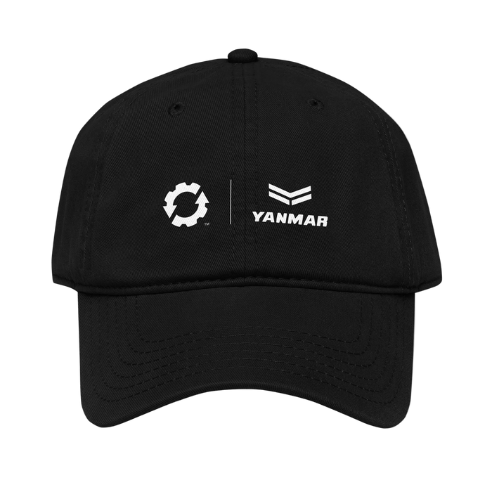 ES + Yanmar Garment washed baseball cap