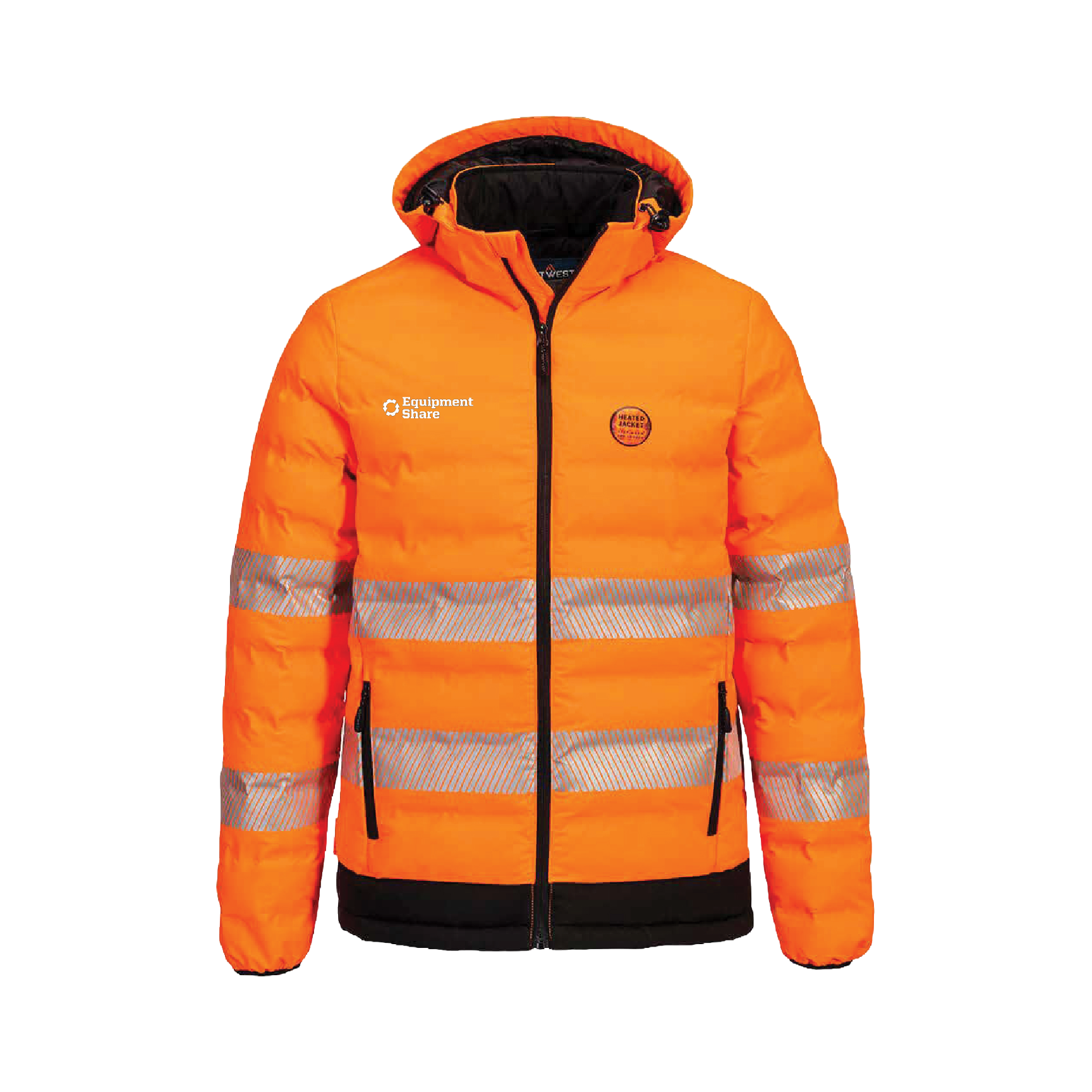 Heated Hi-Vis Ultrasonic Tunnel Jacket