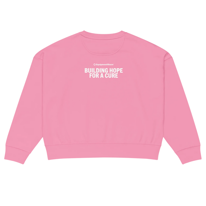 EquipmentShare Breast Cancer Awareness Women’s organic crew neck sweatshirt